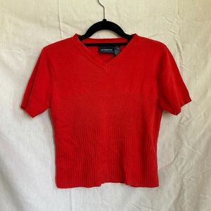 Cherry red sweater top